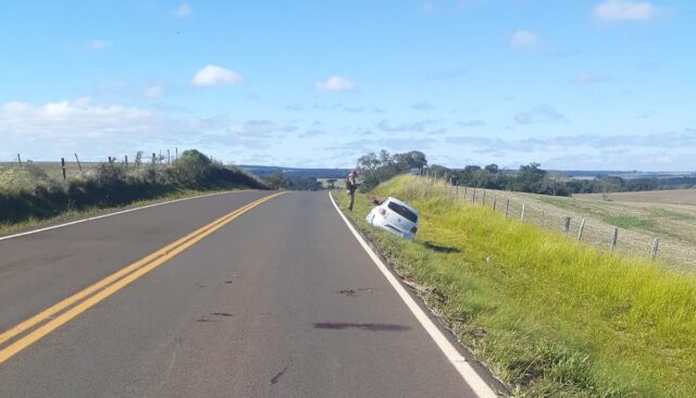 Idoso de 61 anos morre após ser atropelado por carro em Reserva do Iguaçu
