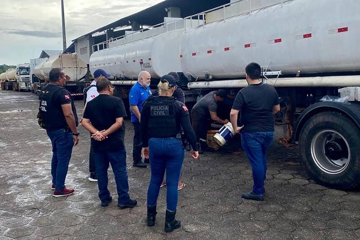 Duas pessoas são presas por receptação de caminhão com óleo de dendê roubado no PA | Pará