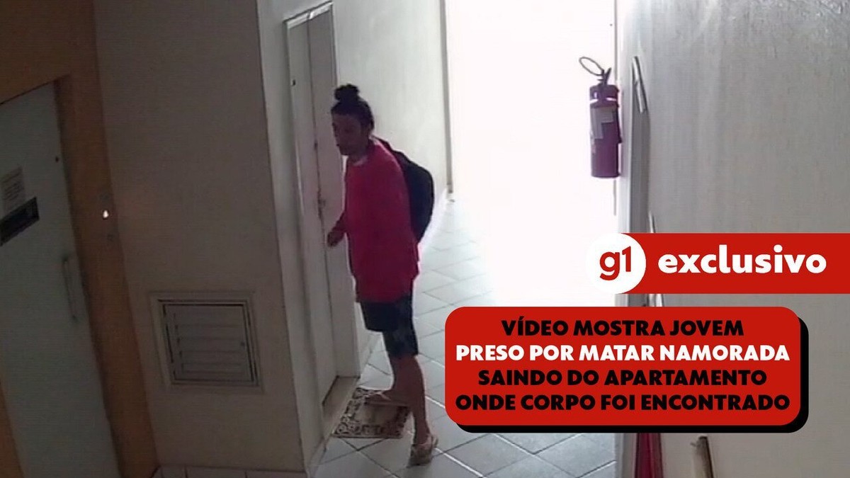 EXCLUSIVO: Vídeo mostra universitário suspeito de matar namorada a facadas em Vitória momentos depois do crime | Espírito Santo