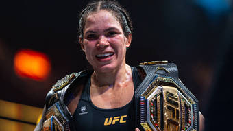 Amanda Nunes vence defesa de cinturão, anuncia aposentadoria e sai do UFC como a maior da história - Fotos