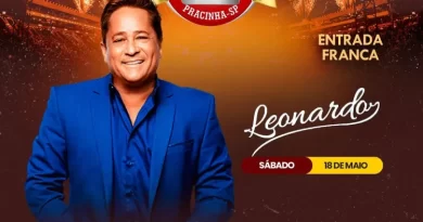 Pracinha – Show com cantor Leonardo gratuito
