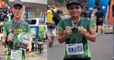 Dracena –  Valdir Gonçalves e Marcela Rosa, participaram da Corrida de rua Fut Runners