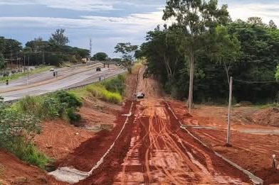 Dracena – Obras no trecho da Marginal José Dansieri.