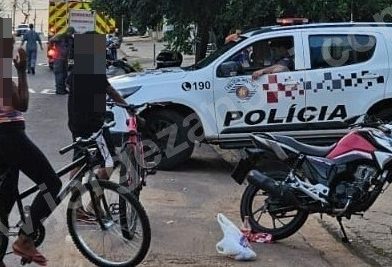Dracena – Atropelamento com moto deixa três feridos sendo uma criança