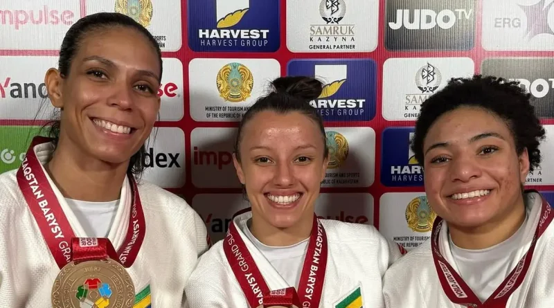 Brasileiras garantem três bronzes em 1º dia de Grand Slam de Judô