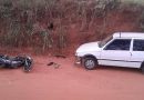 Dracena – Acidente em vicinal entre carro e moto deixa duas pessoas feridas