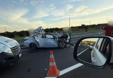 Vera Cruz – Acidente entre carro e caminhão na SP-294
