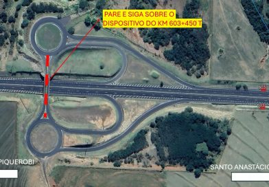 Santo Anastácio – SP-270 terá interdição parcial para recuperação de viaduto