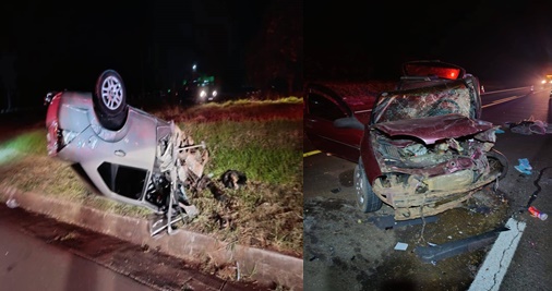 Paulicéia – Acidente de trânsito na noite deste sábado (26)com uma vitima fatal