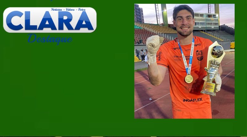 Dracena – Caio Bolonhin ( 29 anos ), goleiro do Galo Maringá/PR, foi Campeão da segunda divisão