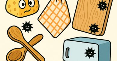 Cinco itens que sempre estão em sua cozinha e são ninhos para bactérias