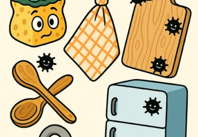 Cinco itens que sempre estão em sua cozinha e são ninhos para bactérias