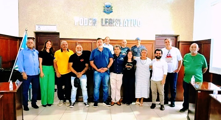 Tupi Paulista –  Prefeito Juliano Guiro  e Tenente Pagotto da PM participaram da reunião do CONSEG (Conselho Comunitário de Segurança)