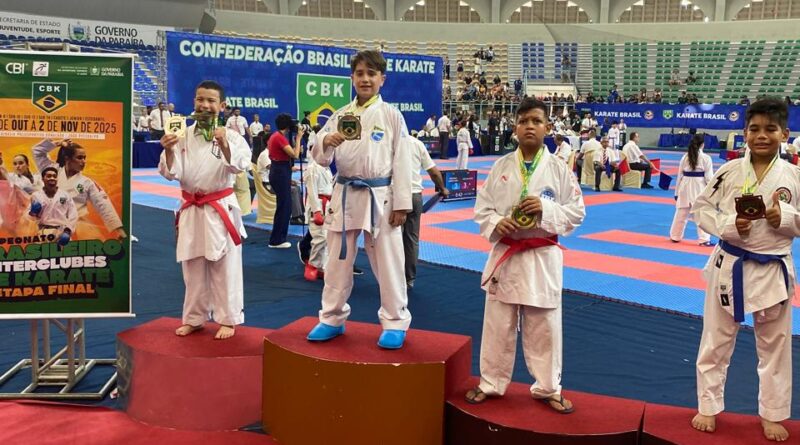 Tupienses brilham na final do  Campeonato Brasileiro de Karatê na Paraíba.
