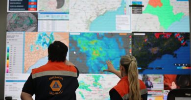 Defesa Civil alerta para risco de fortes temporais a partir de segunda-feira