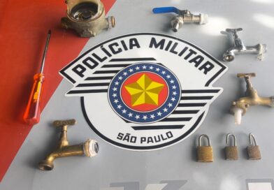 Dracena – Homem, de 42 anos, foi preso em flagrante após furtar equipamentos hidráulicos