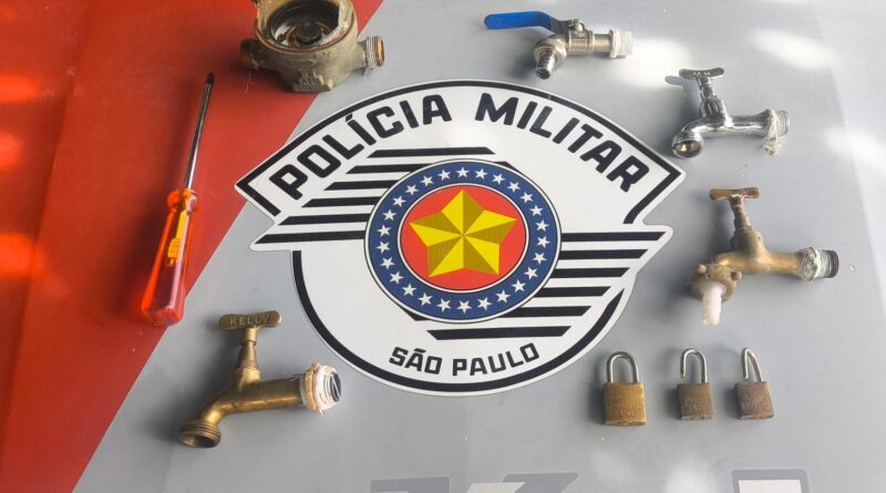 Dracena – Homem, de 42 anos, foi preso em flagrante após furtar equipamentos hidráulicos